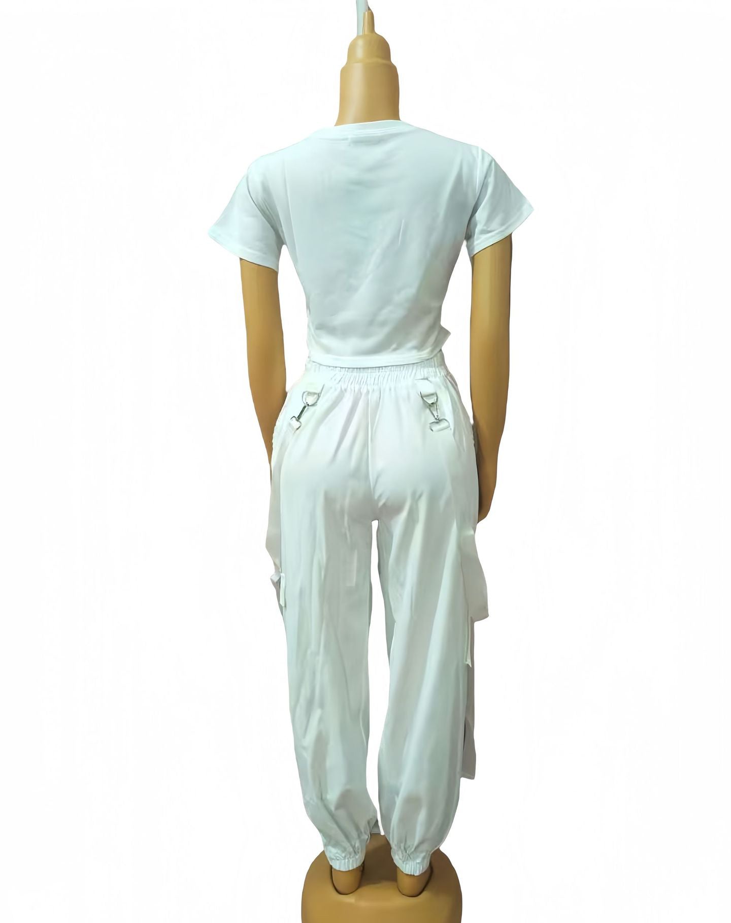 Plus Size African Women Top and trousers Two Piece Set 11