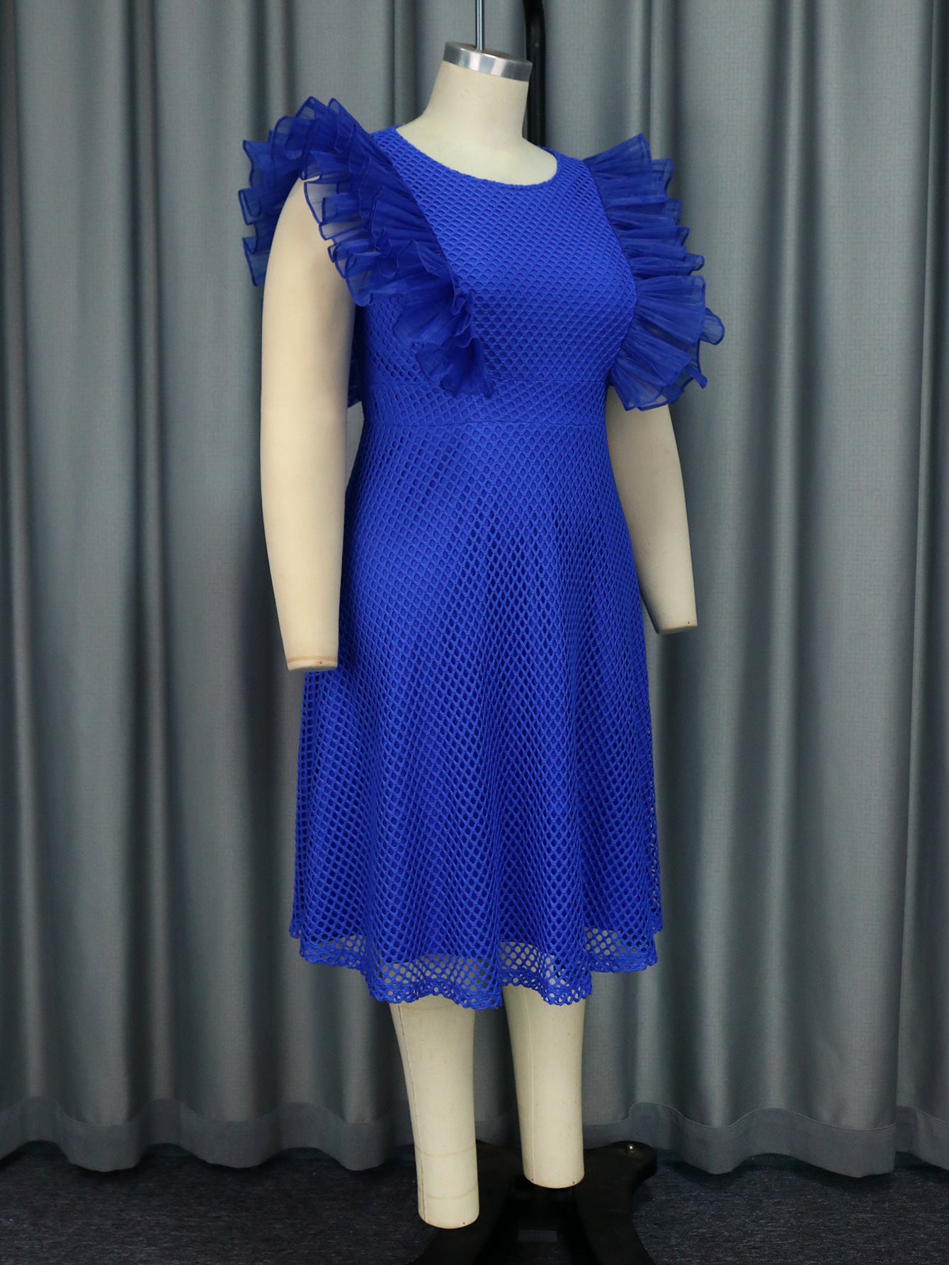 Women Formal Party Mesh Elegant Dress 5