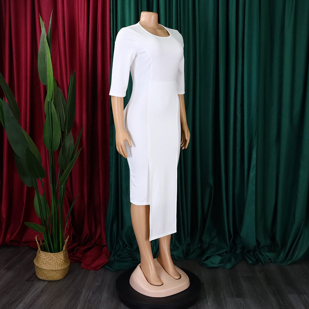 Ladies Fashion Chic Tonol Office Bodycon African Dress 21