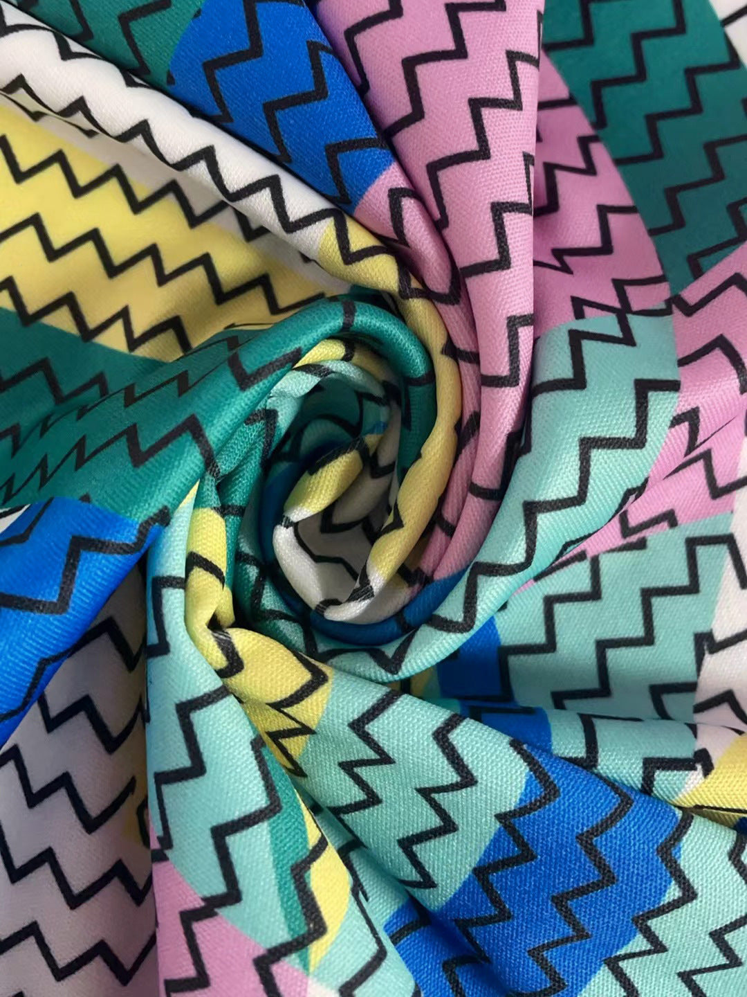 Fashionable Summer Multi-Color Square Neck Bat Sleeves Plus Size Dress 5