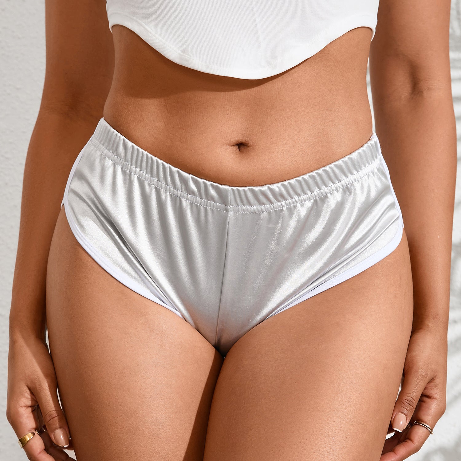 Summer Women's Sexy Stretchy Running Yoga Shorts 7