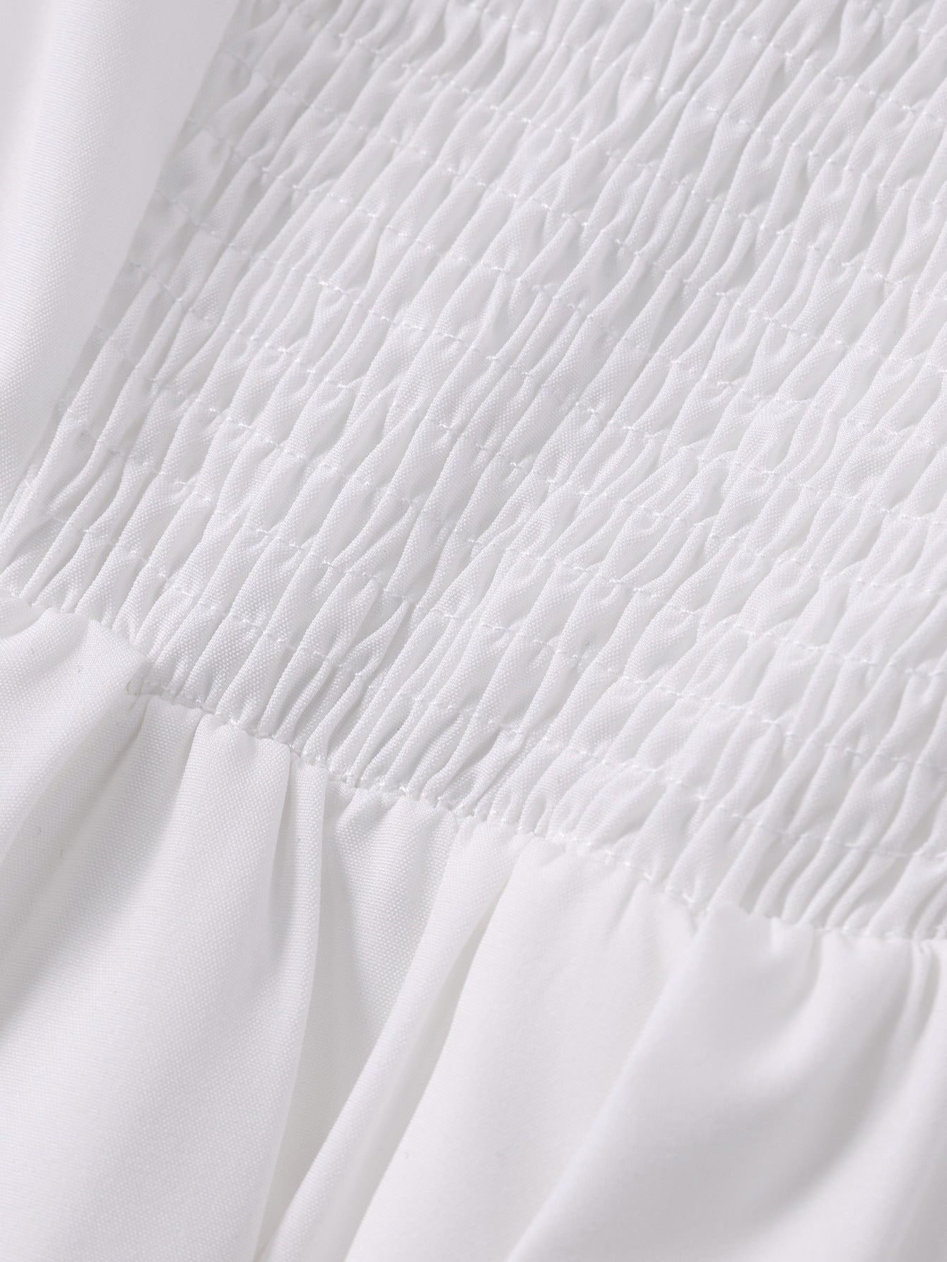 Lace Patchwork Halter Lace-Up A-Line Dress 26