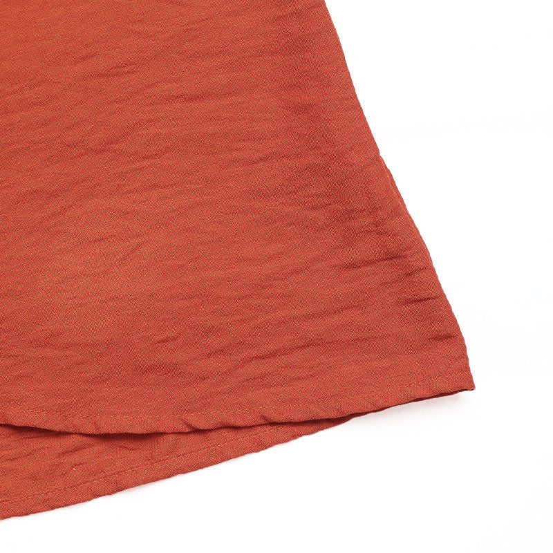 Women summer casual ruffle bow tie shirt and shorts two-piece set 12