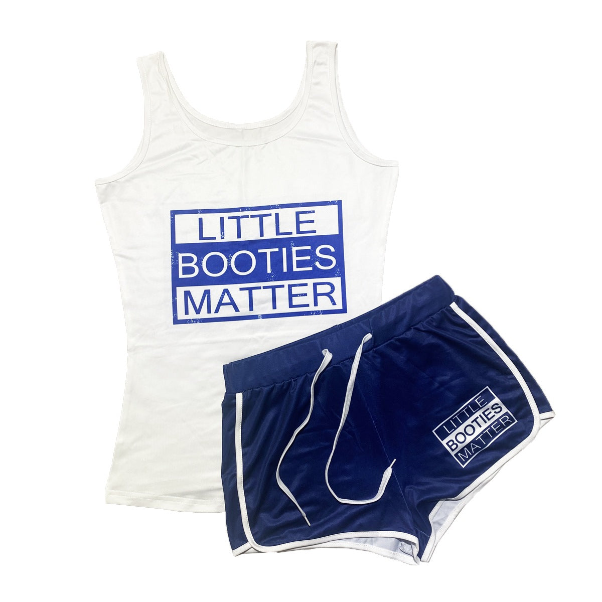 Women's Sexy Graphic Print Sling Shorts Set Yoga Pants Set 14