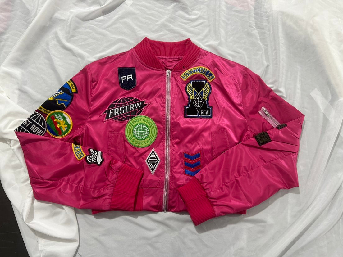 Trendy Autumn And Winter Long Sleeve Embroidery Decorative Women's Baseball Jacket 10