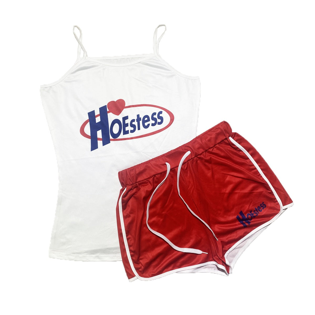 Women's Sexy Graphic Print Sling Shorts Set Yoga Pants Set 5