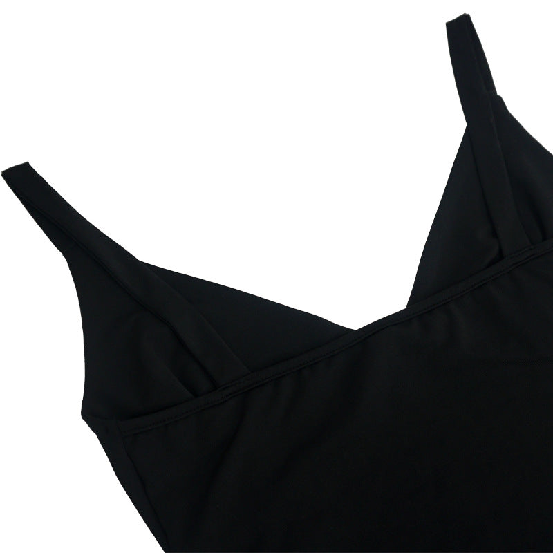 Women's Strappy V-Neck Sleeveless Low Back Ruffled Short Dress 21