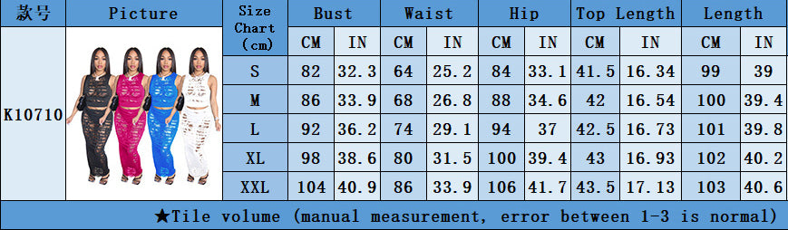 Fashion Women's Sexy Sleeveless Lace Patchwork Two Piece Skirt Set 16