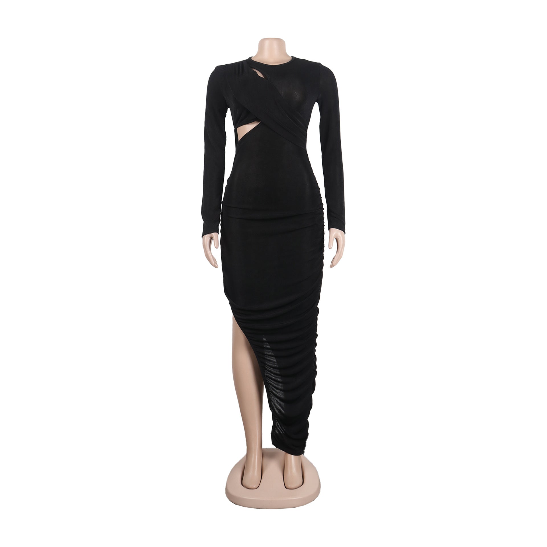 Sexy Slim Side Open Waist Nightclub Bodycon Dress 18
