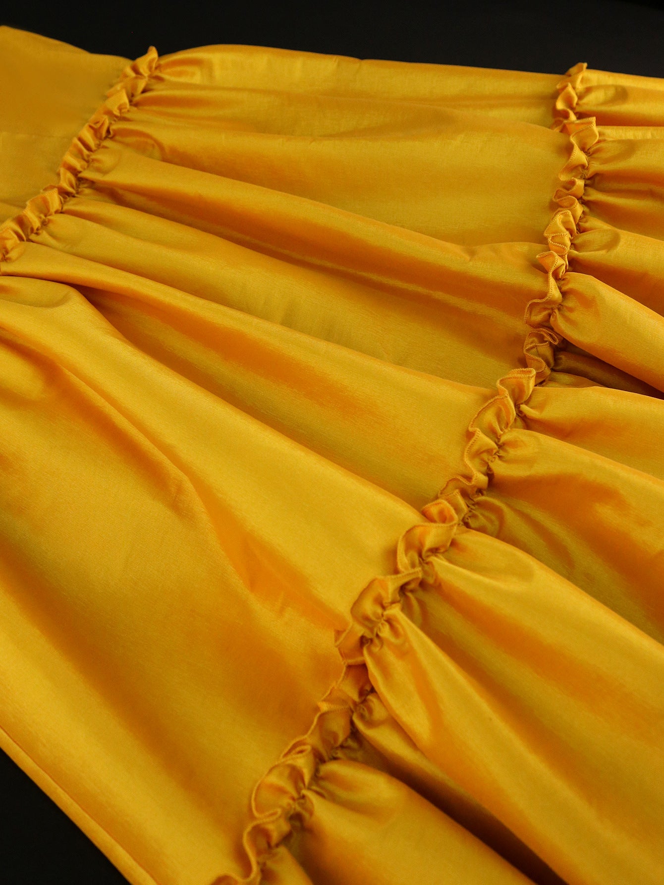 Women Spring Half Open Collar Sleeveless Pleated Dress 10