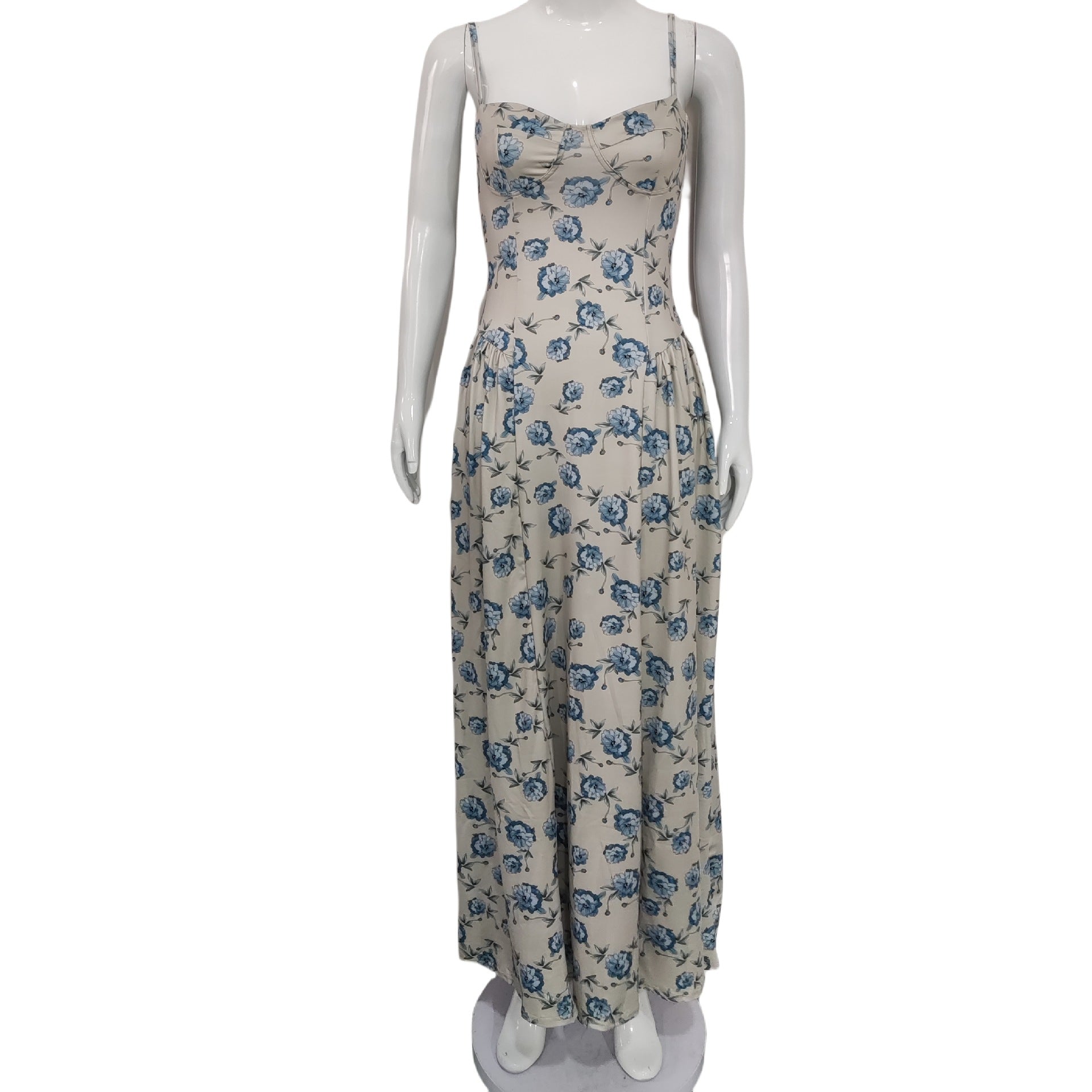 Women Summer Floral Strap Dress 7