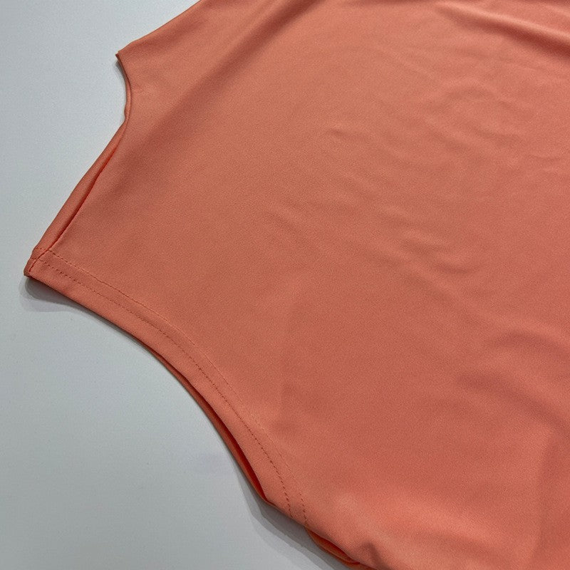 Sleeveless Round Neck Chic Casual Long dress for women 19