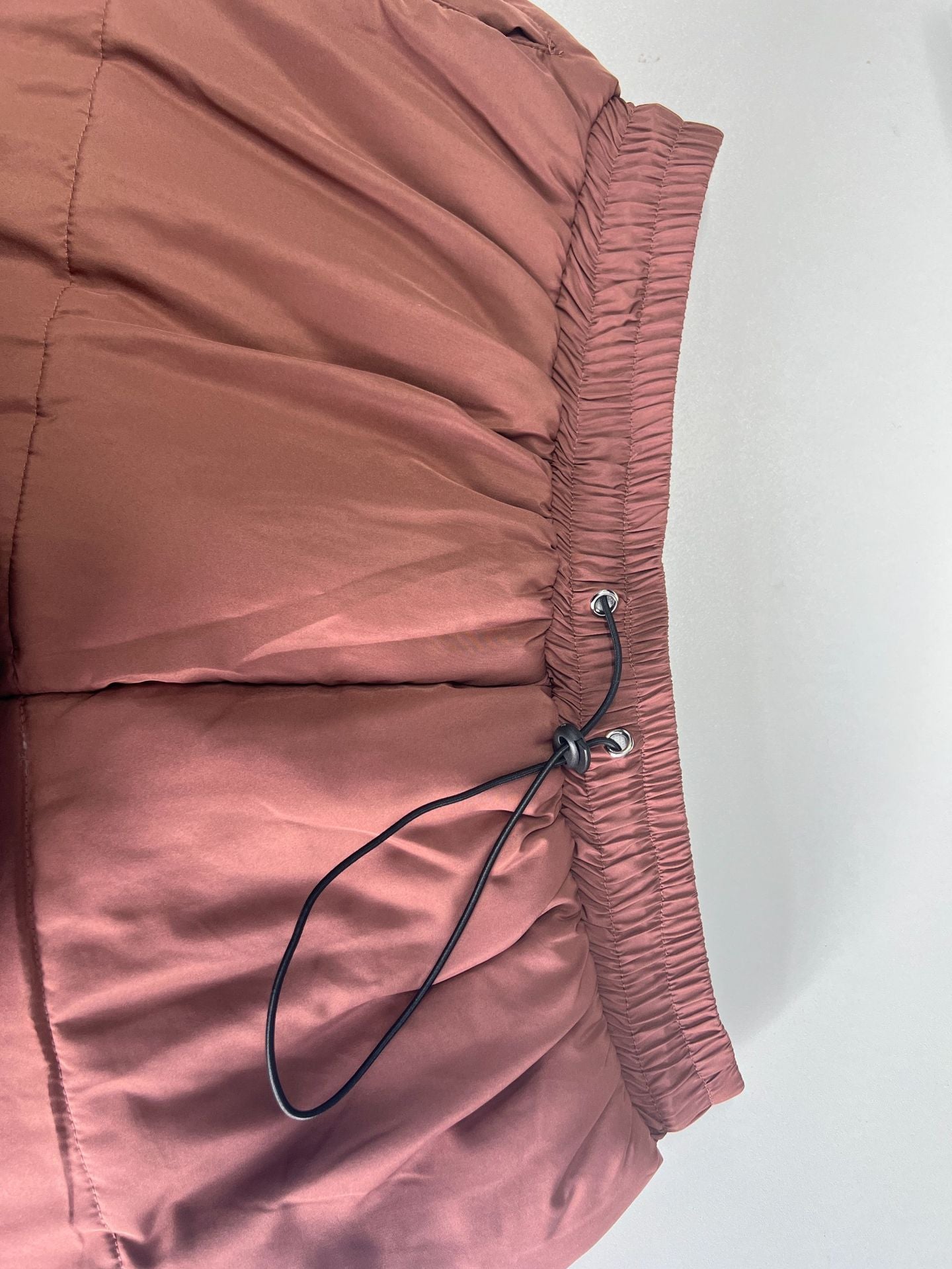 Women Vintage Lace Up Elastic Pocket Pant 15