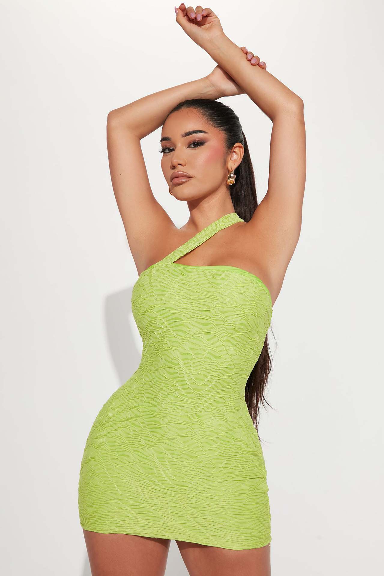 Spring and Summer Women's Slash Shoulder Sexy Low Back Bodycon Dress