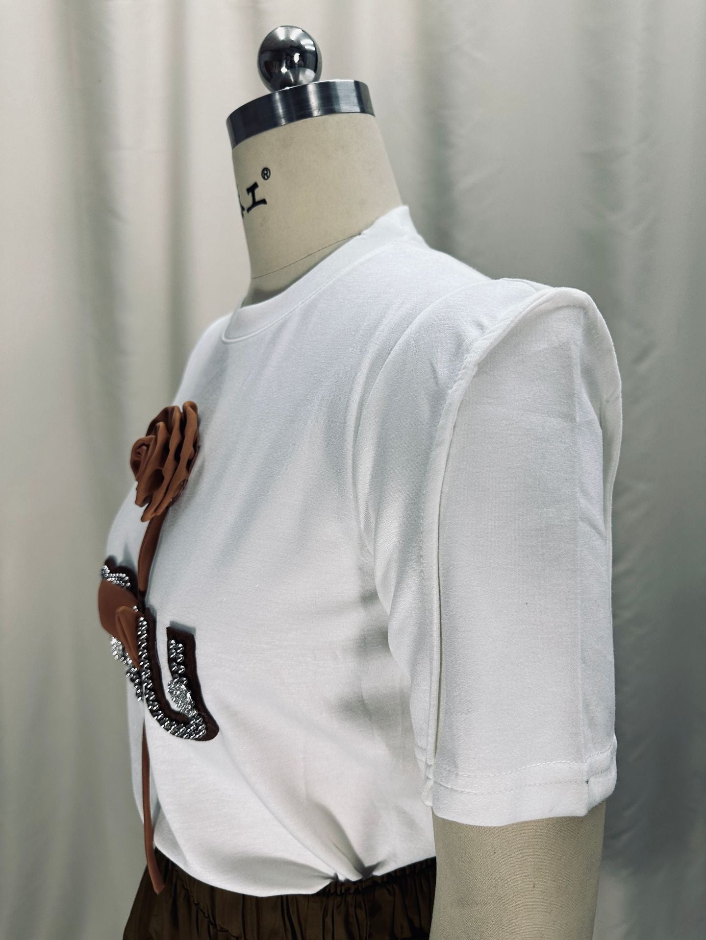 Women African Flower Rose Skirt 12