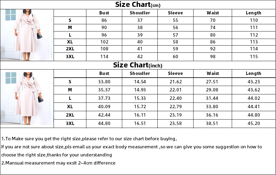 Women's Fashion Chic Solid Color V-Neck Pleated High Waist Swing Dress 10