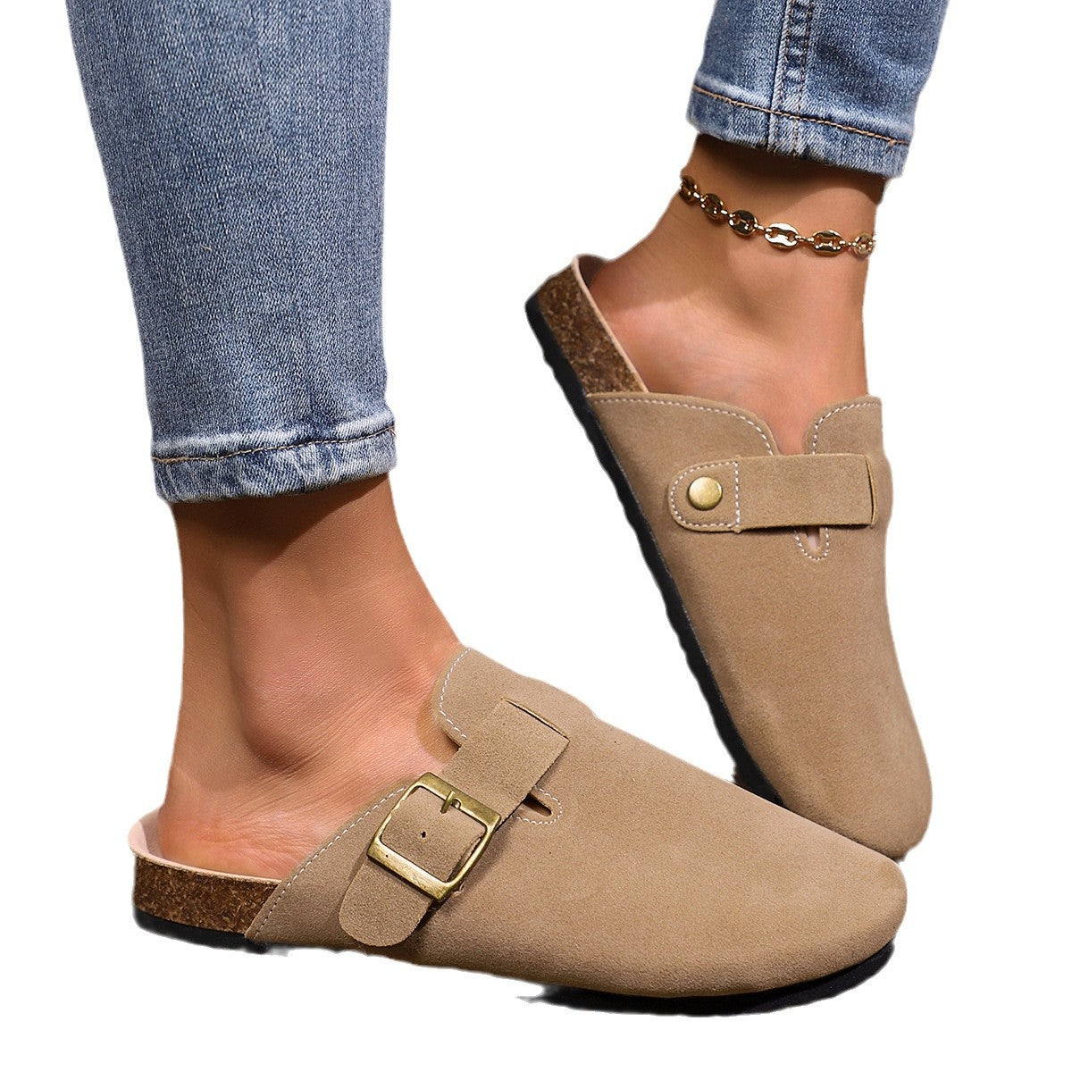 Women Pu Leather Birkenstock Slippers 6