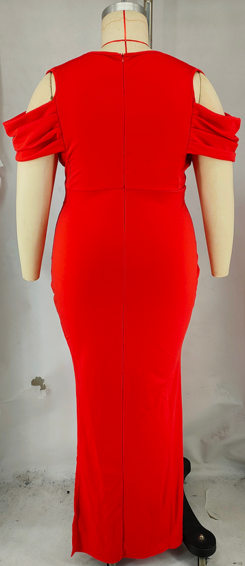 Plus Size Women's Hi-Cut Dress 17