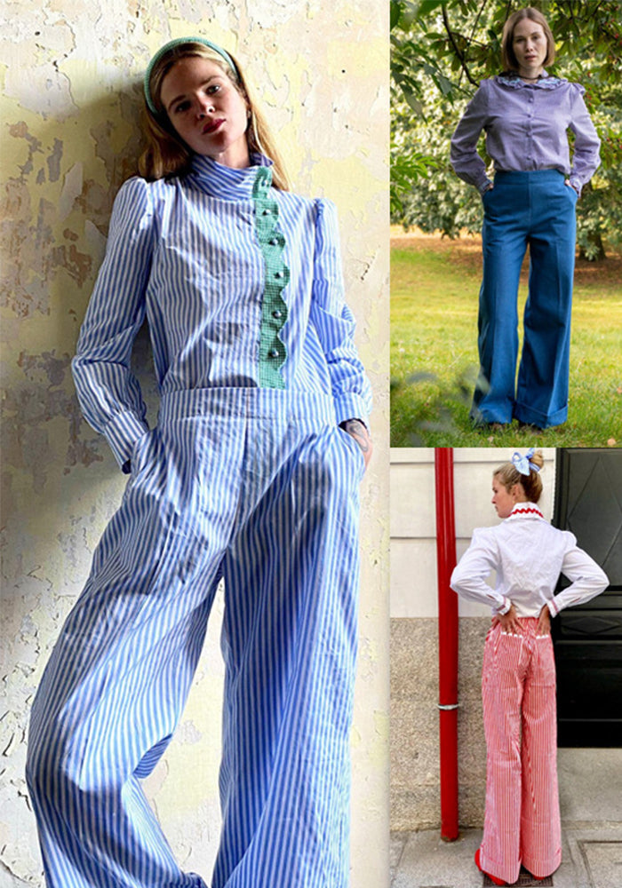 Autumn Printed Casual Women's Trousers