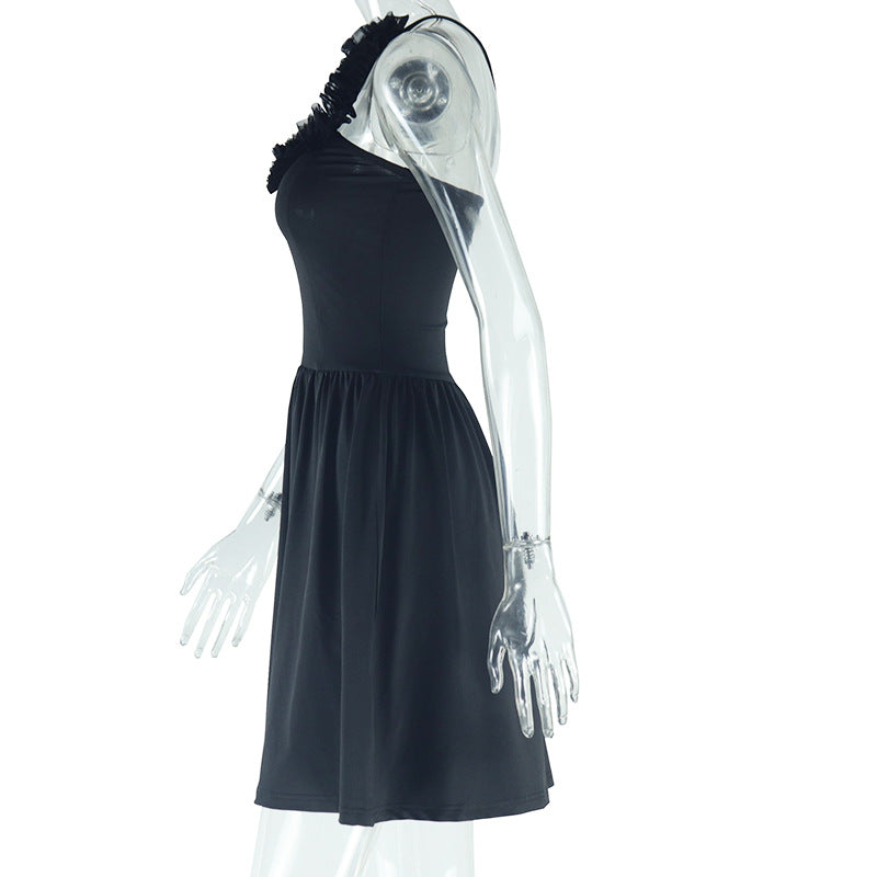 Women Solid Sexy Sleeveless Dress 6