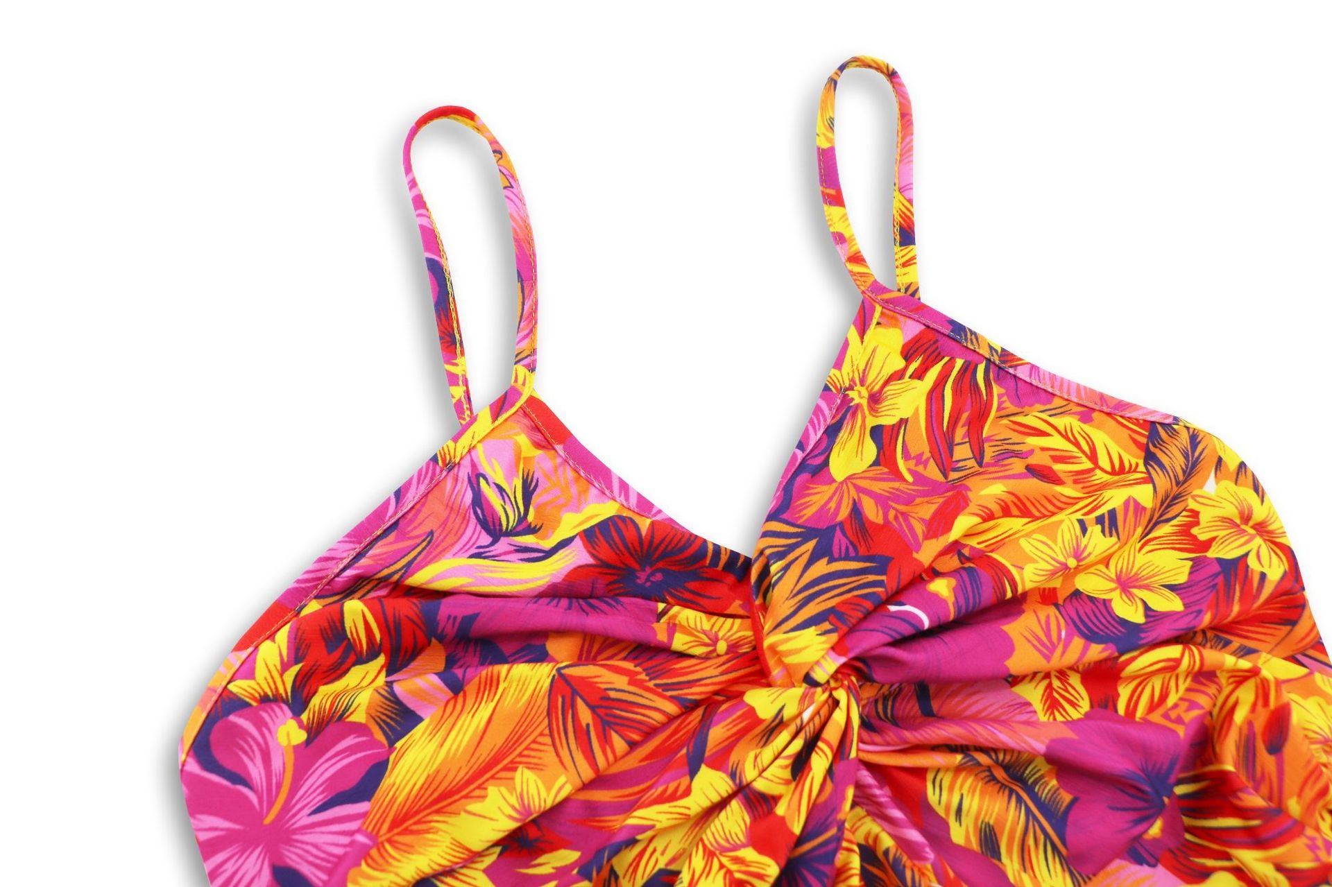 Spring And Summer Fashionable Women's Strap V-Neck Printed Chic Elegant A-Line Dress 21