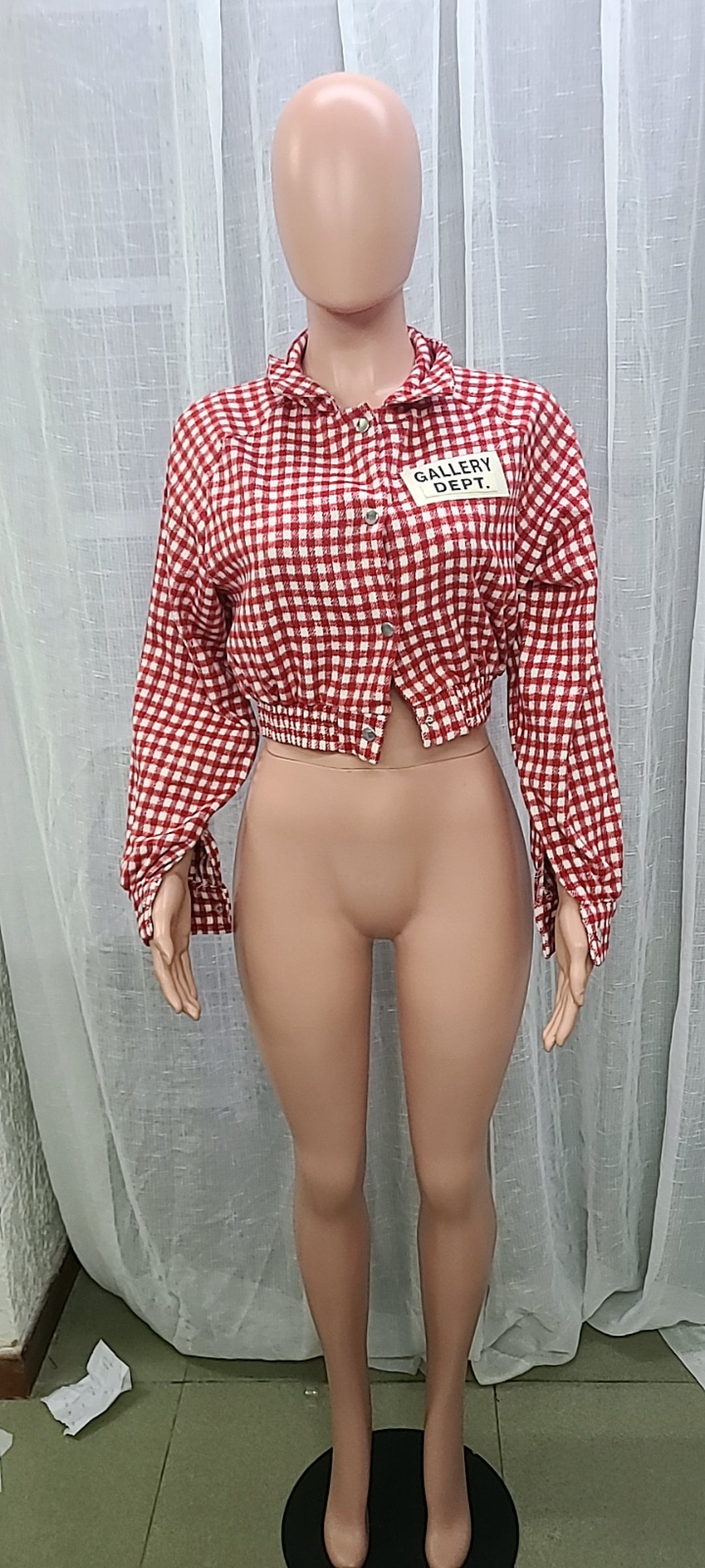 Women Casual Check Print Jacket 7