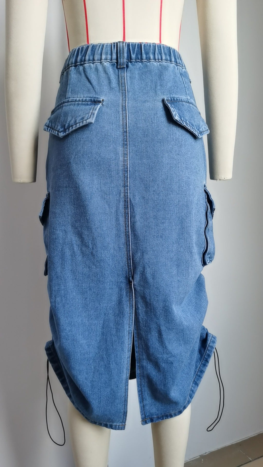 WomenDenim CargoCasual Skirts 19