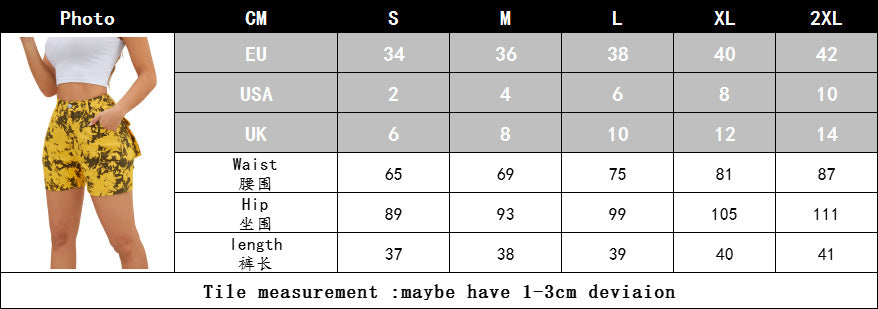 Women Washed Stretch Pattern Casual Denim Shorts 7