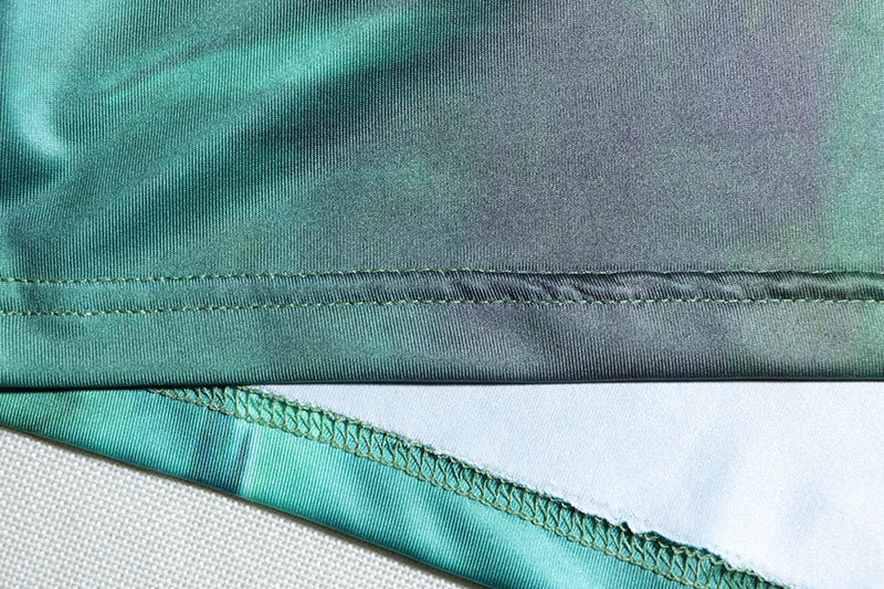 Sexy Slim Fit Dress V-Neck Halter Neck Split Maxi Dress 14