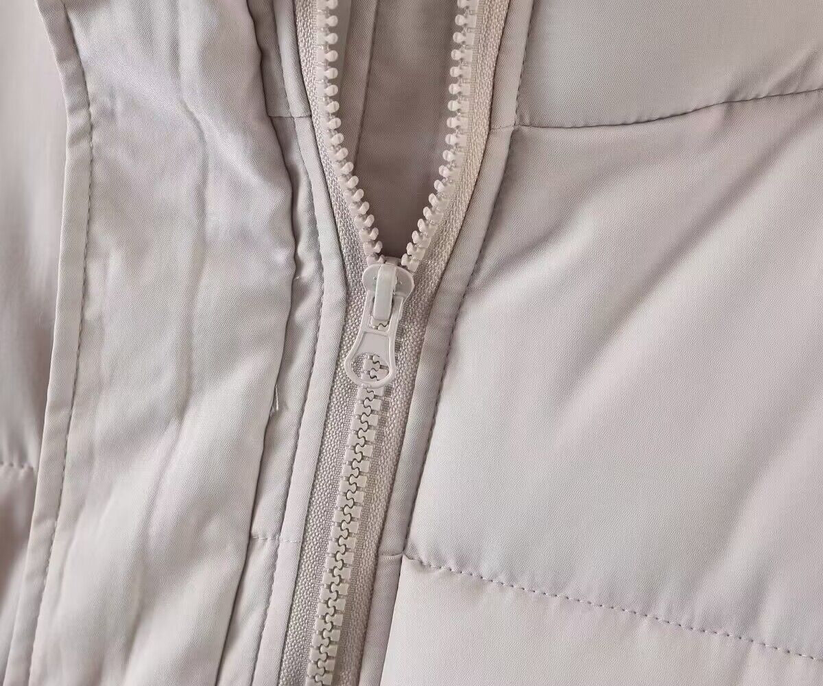 women's winter style fashion Stand Collar zipper pocket warm cotton-padded jacket 29