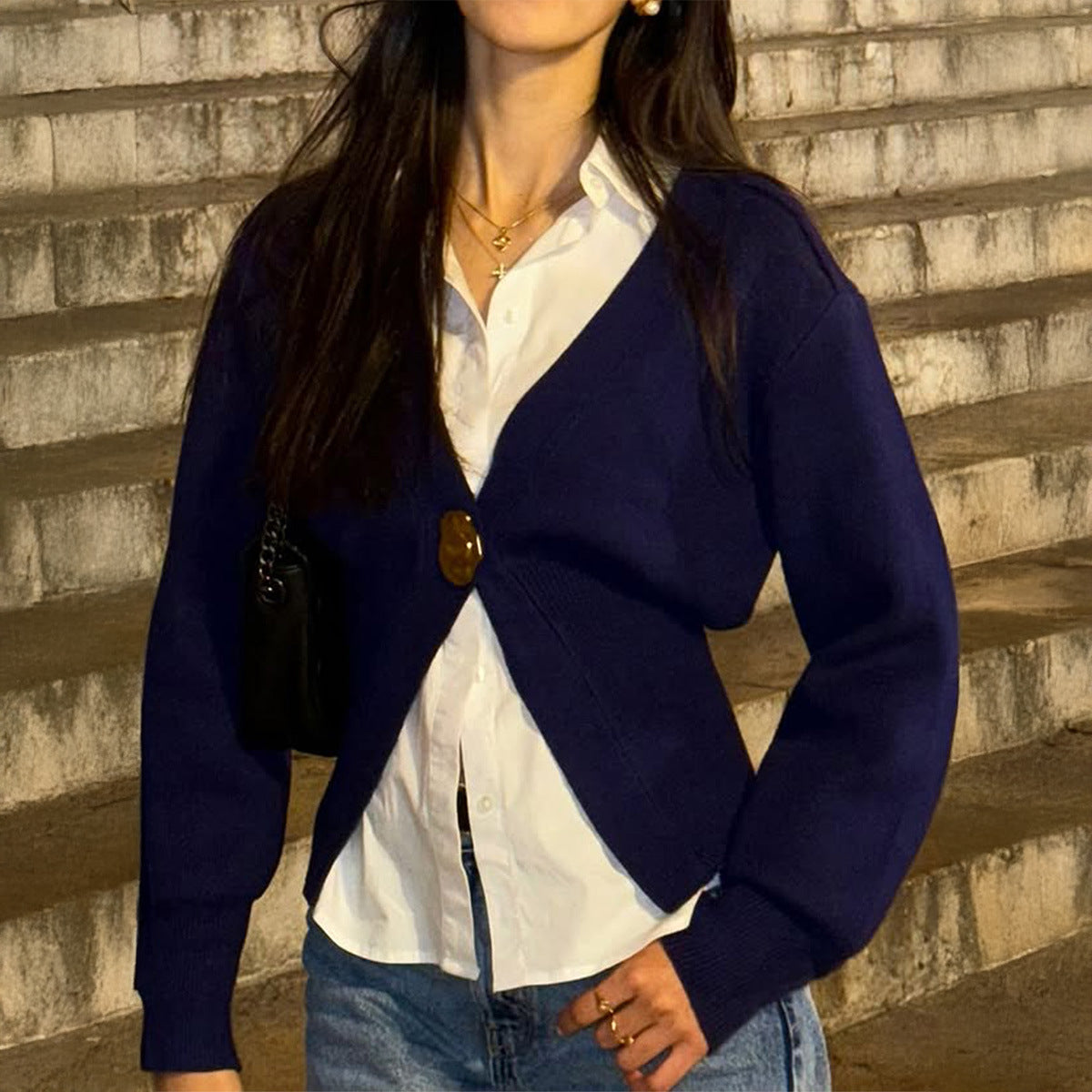 Women Casual V-Neck Sweater 9