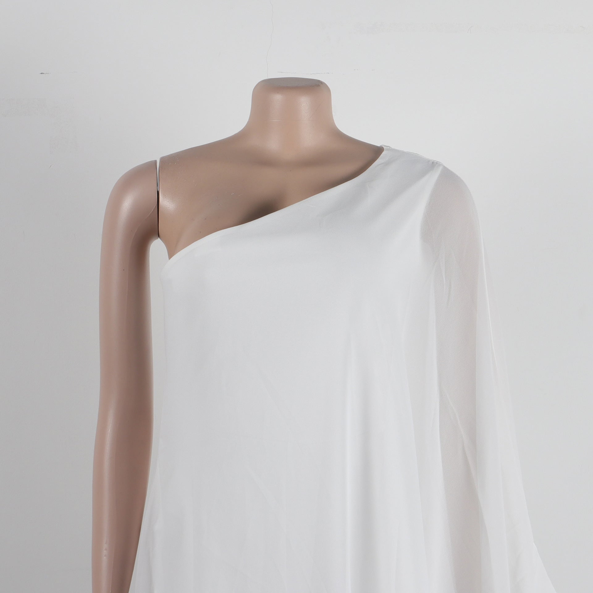 Women Sexy One Shoulder Sleeveless Stretch Jumpsuit 27