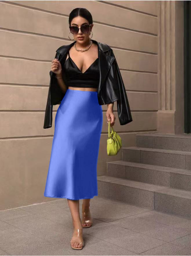 Women spring and summer bodycon fishtail skirt 33