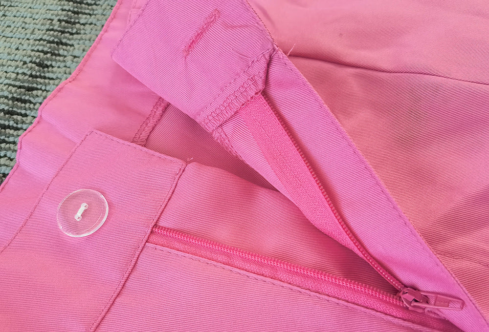 Women Solid Blazer and Shorts Two-Piece Set with Belt 27