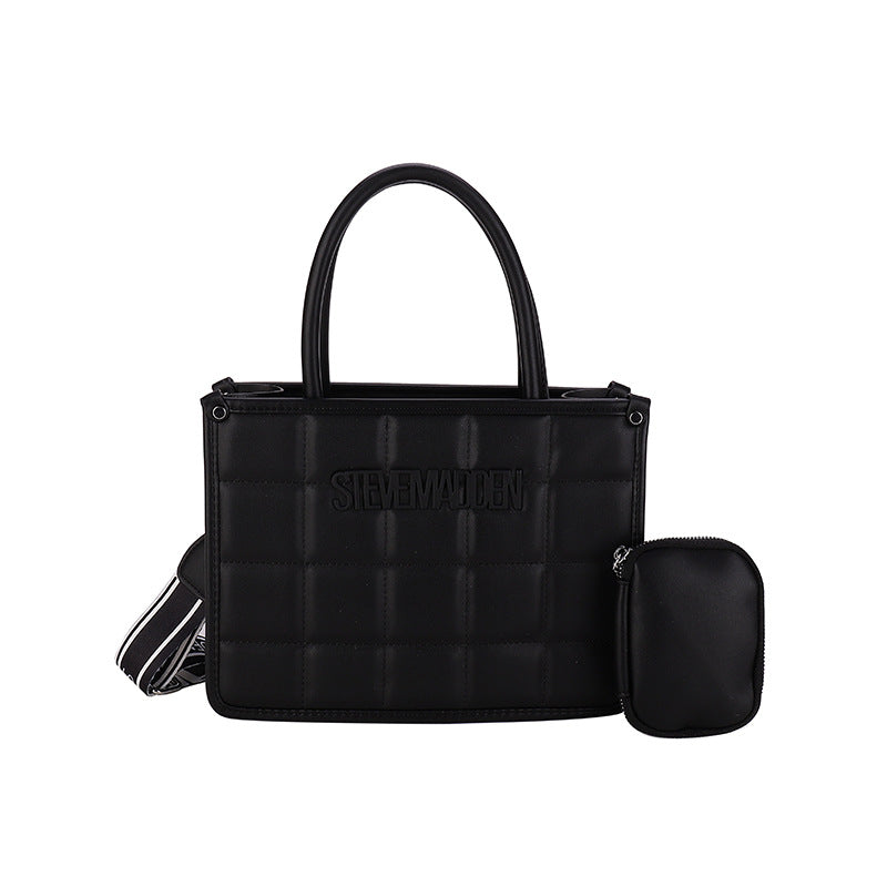 Women embroidered thread versatile popular handheld crossbody tote bag 16