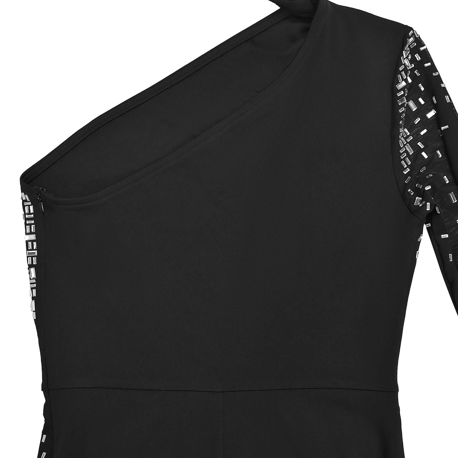 Women Sexy Mesh Beaded Bodycon Dress 17