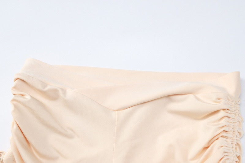 Women Round Neck Short Sleeve Top and Short Two-Piece Set 13