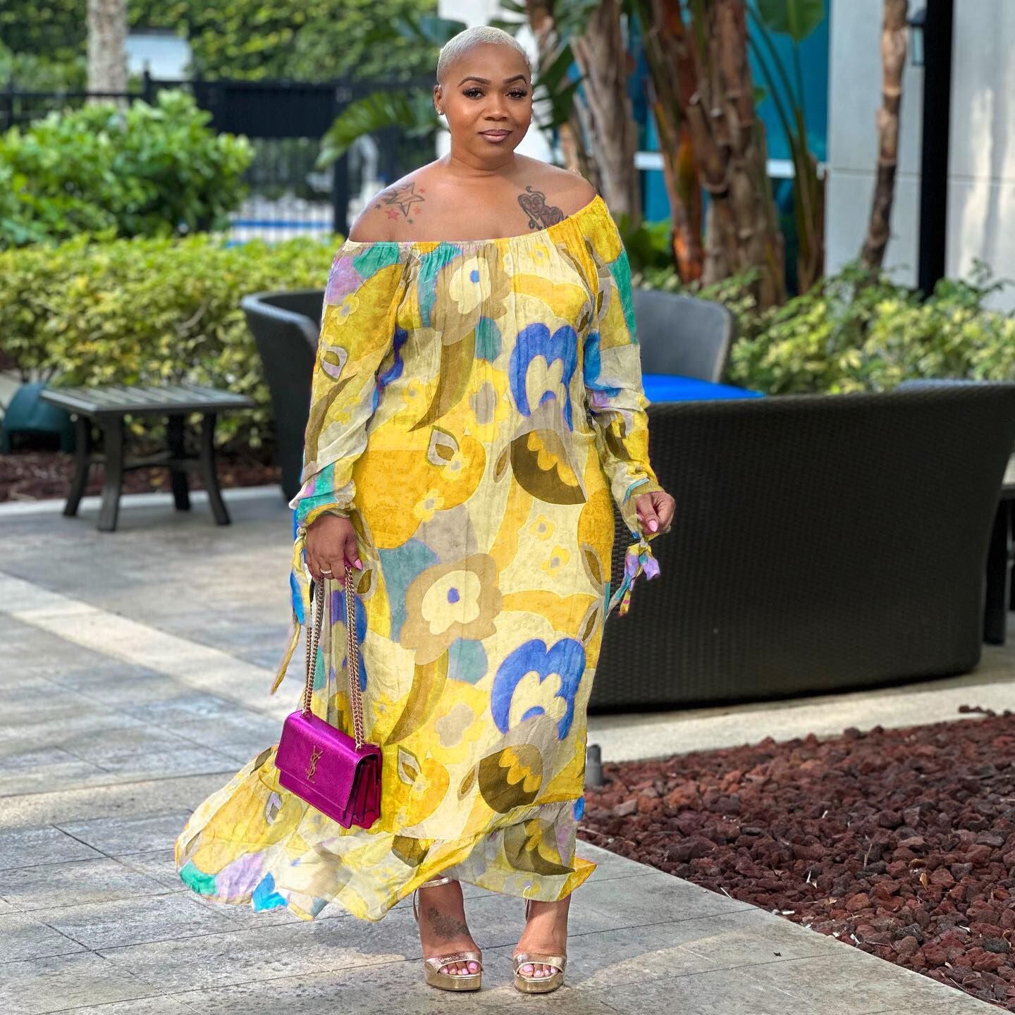 Women sexy printed dress 3