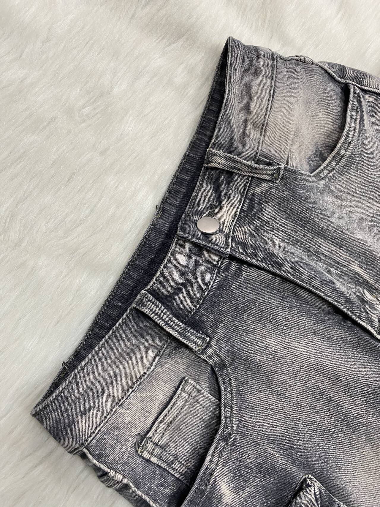 Women Summer Loose Casual Large Pocket Washed Shorts 11