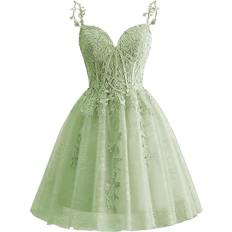 Women suspender sexy Formal Party evening dress（Processing time need 3-6 days） 7