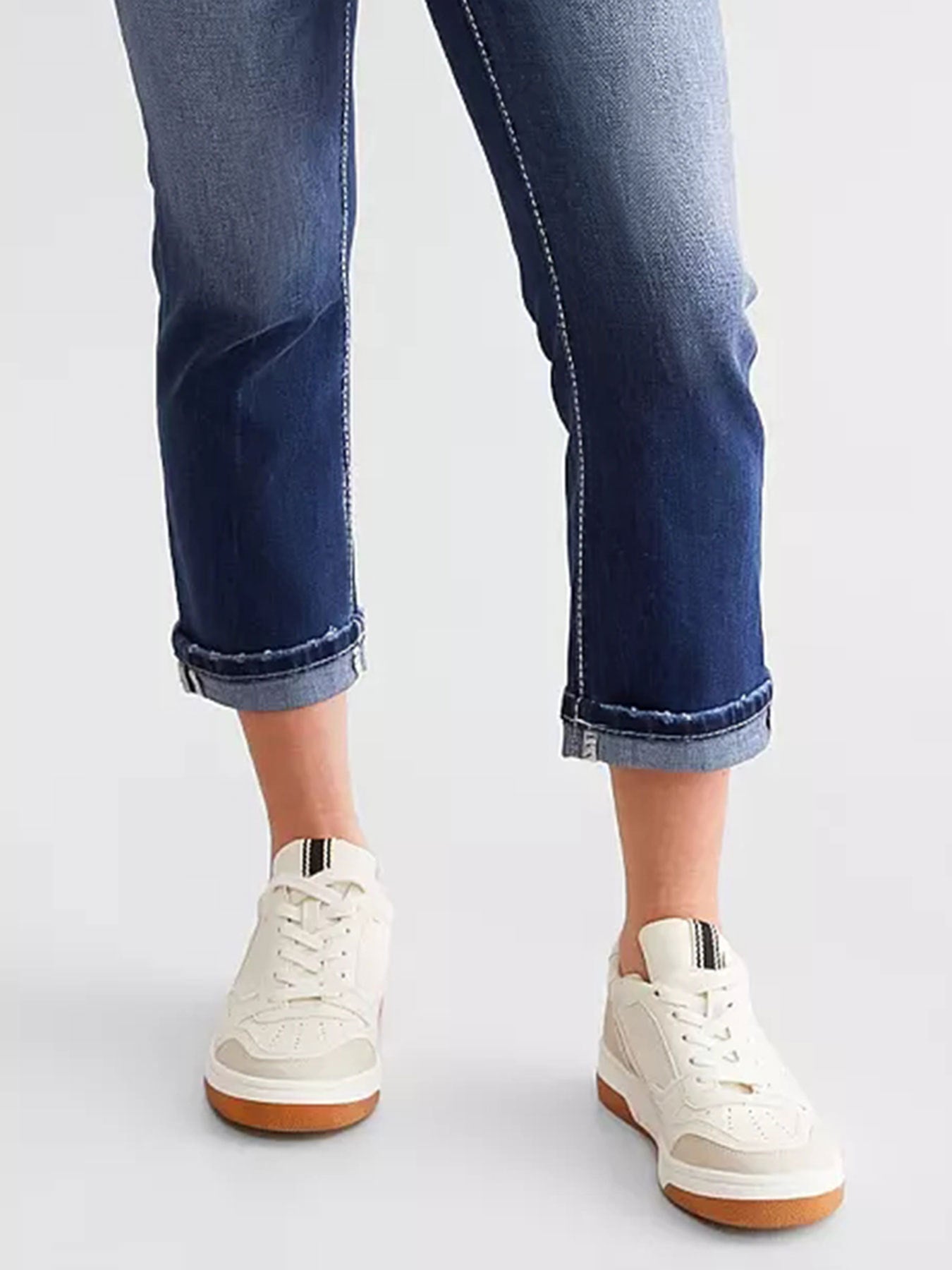 Women's Jeans Embroidered Slim Denim Trousers 5