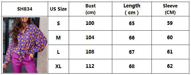 Loose Fit Shirt Spring And Autumn Digital Printed Comfortable Casual Long Sleeve Shirt For Women 13