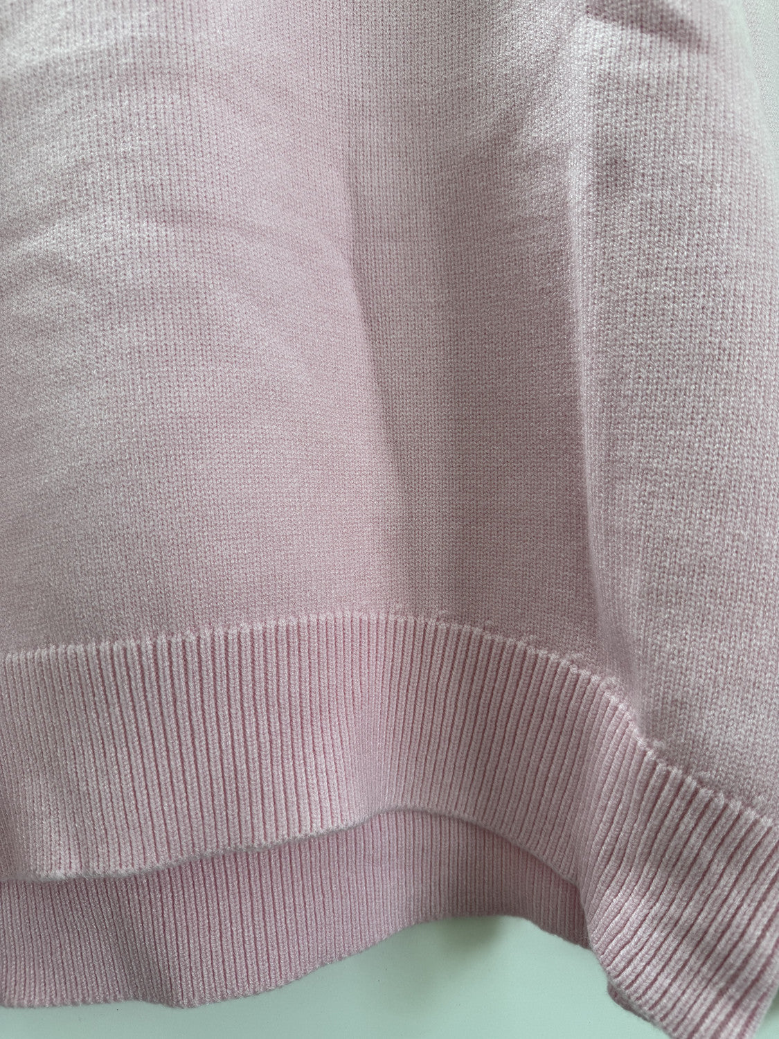 Women Loose-Cut Winter Pink Round Neck Casual Sweater 11