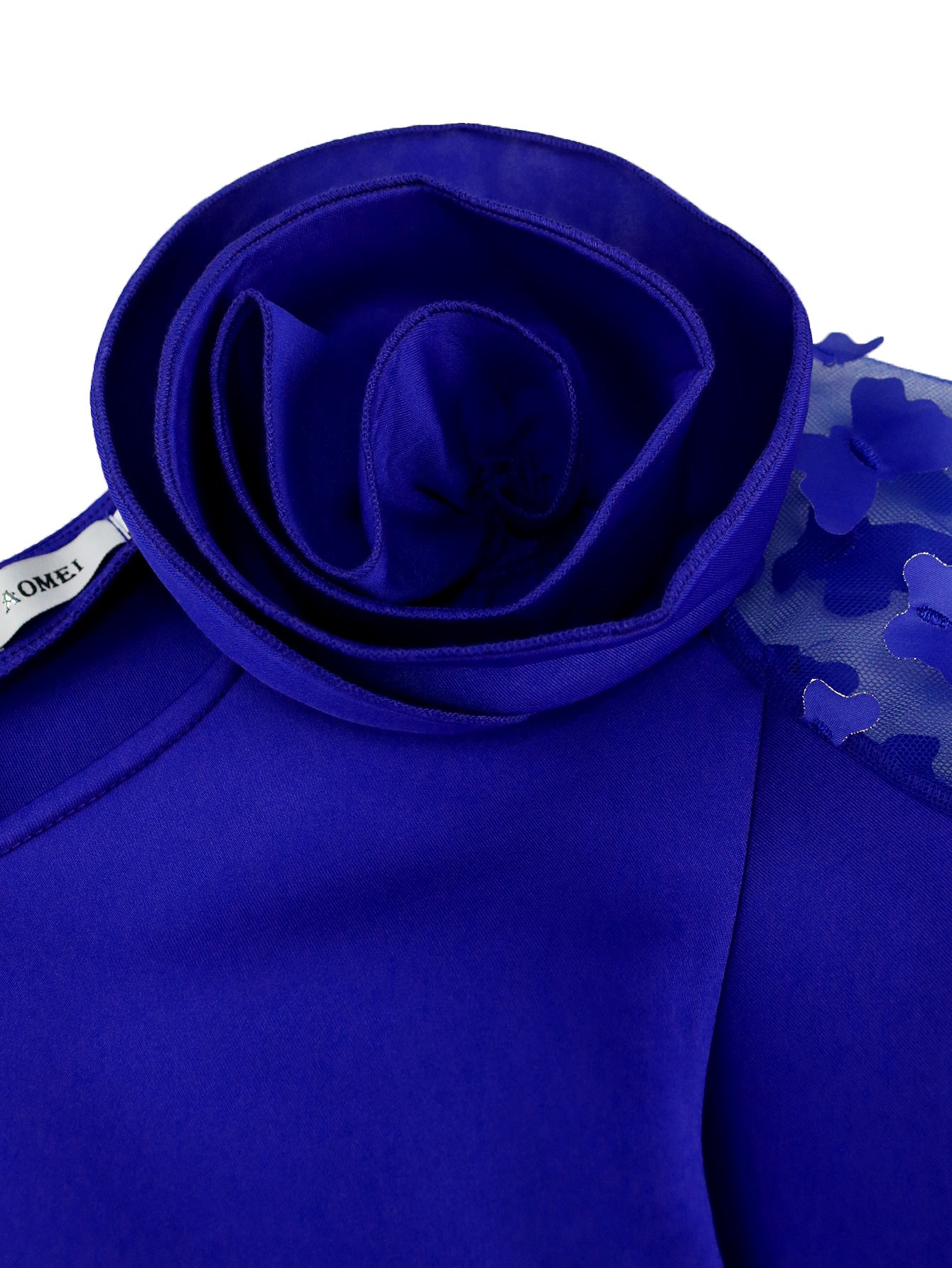 Women lantern sleeve ruffle party formal party dresses 19