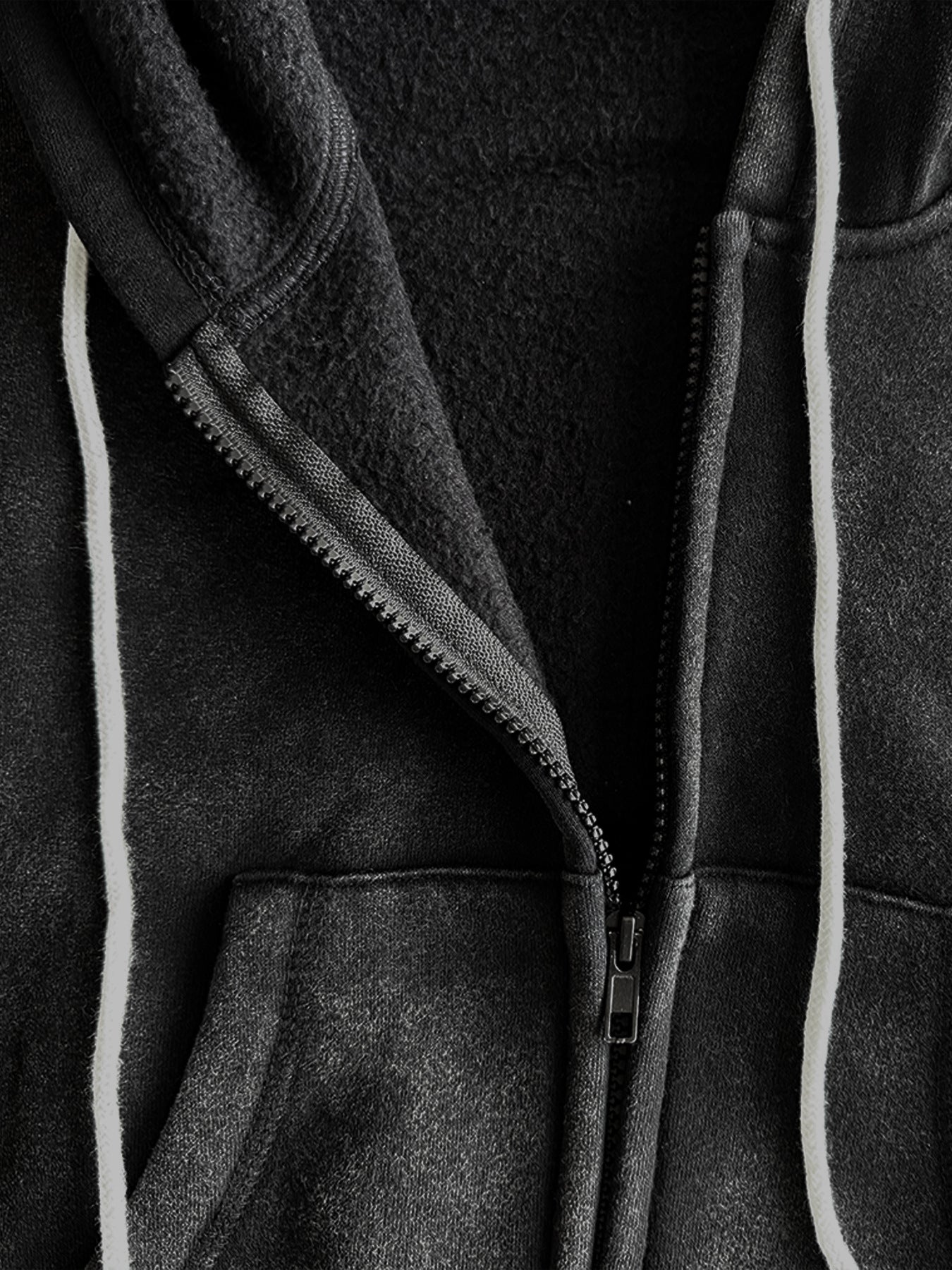 Fashion Women's Washed Zipper Hooded Top Yoga Pants Sport Casual Two-Piece Set 11