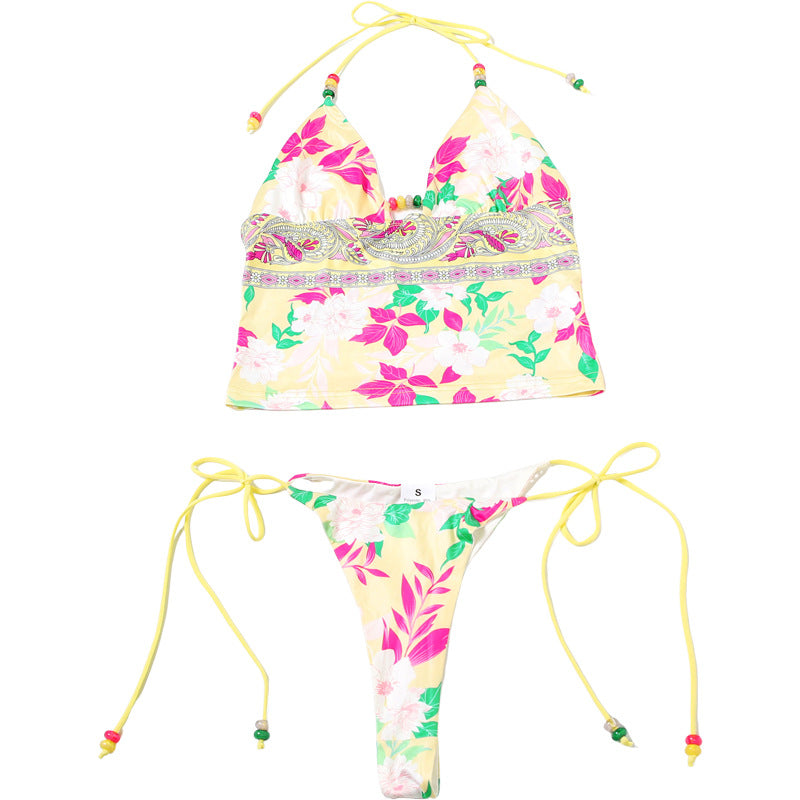 Women Summer Sexy Print Tank Top and Shorts Two Pieces 9