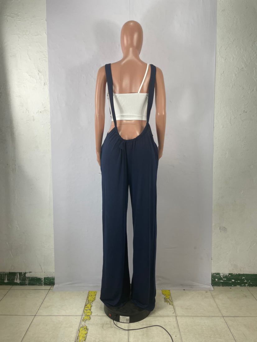 Women Hip Hop Sports Loose Casual Overalls 13