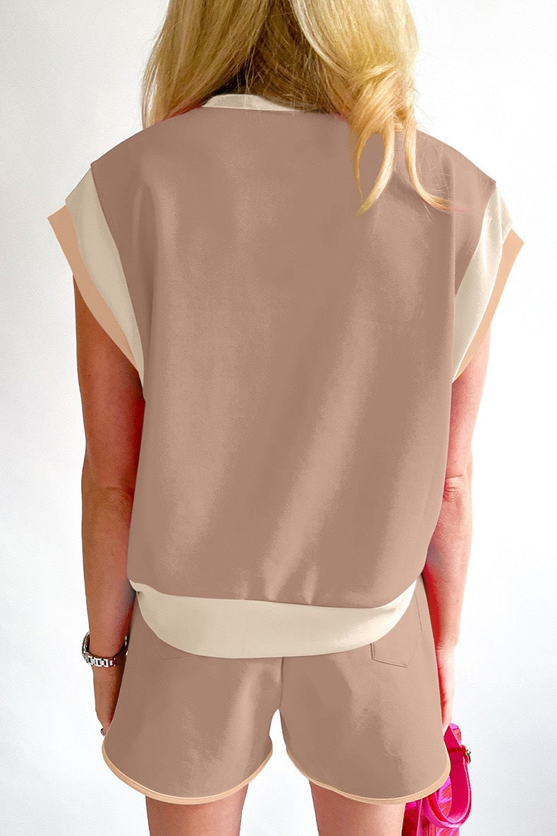 Summer Two-Piece Set Loose Round Neck Casual Outfit 12