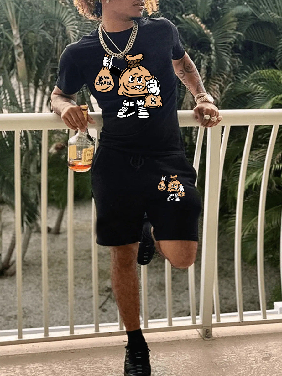 Men's Summer Print T-Shirt Set 3