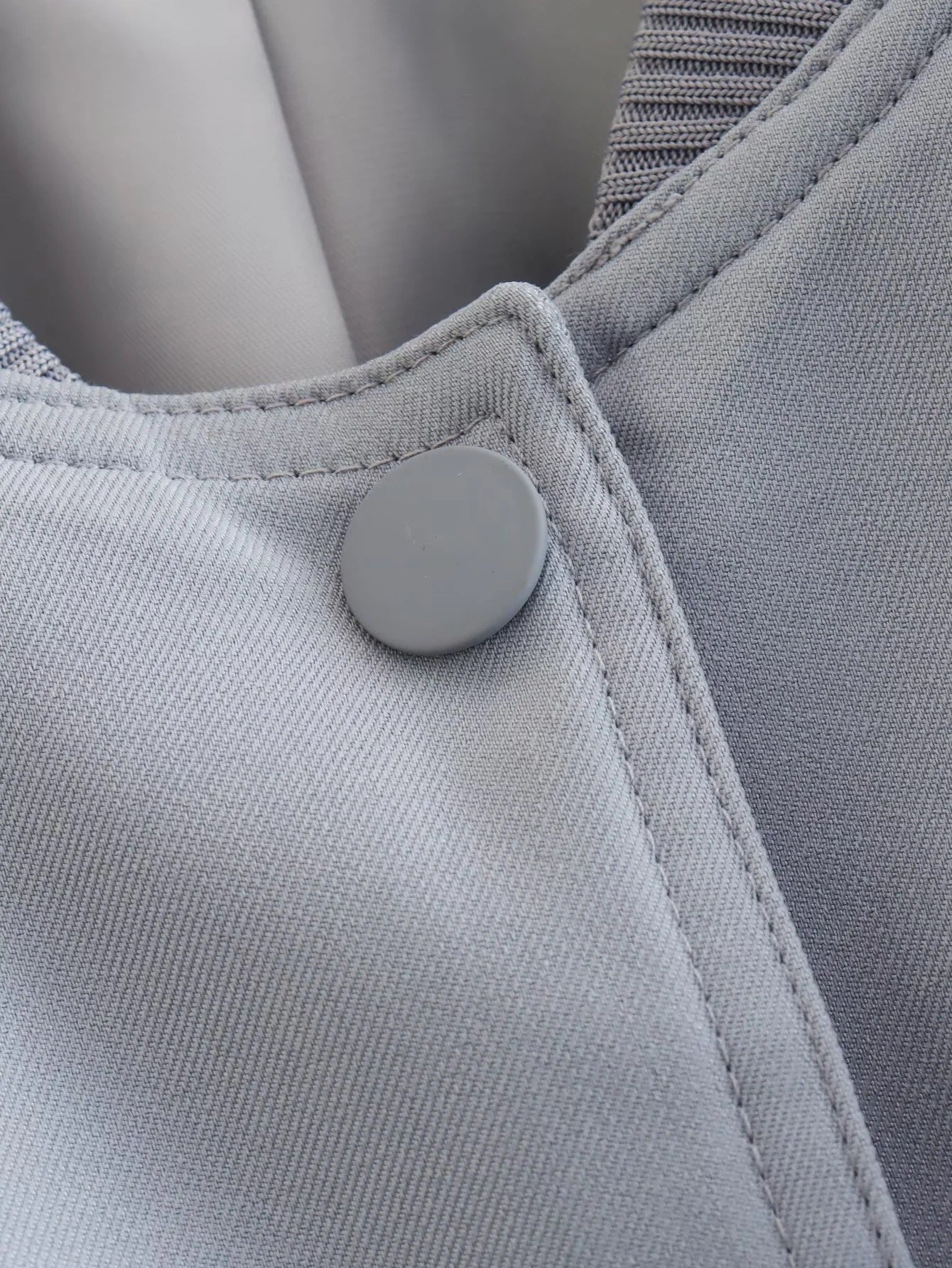 Women's Bomber Jacket Spring and Autumn Pocket Long Sleeve Casual Single Breasted Coat 88